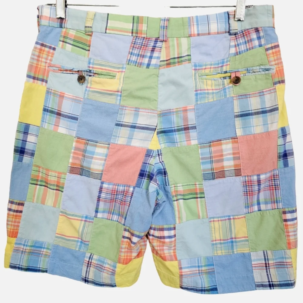 Brooks Brothers Plaid Multicolor Cotton Shorts